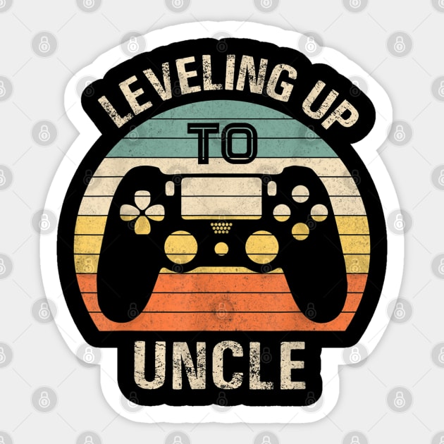 Leveled Up To Uncle 2023 Sticker by lunacreat